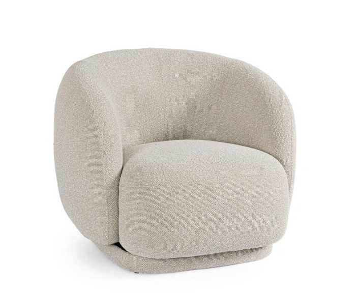 Sillón giratorio Harper natural