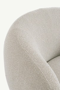 Sillón giratorio Harper natural 2