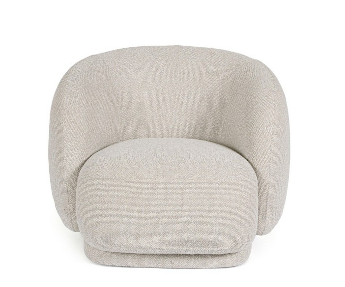 Sillón giratorio Harper natural