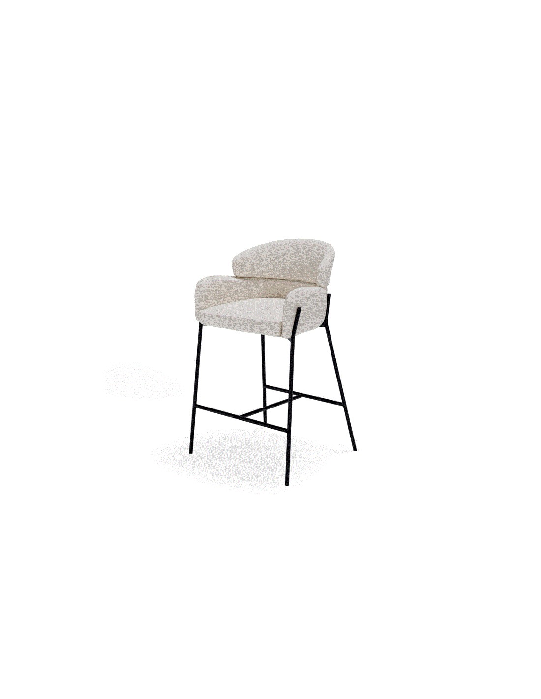 Taburete bajo ANDER beige