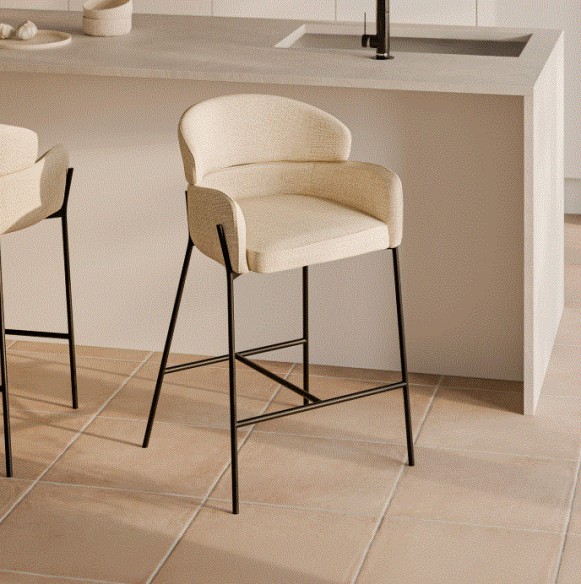 Taburete bajo ANDER beige