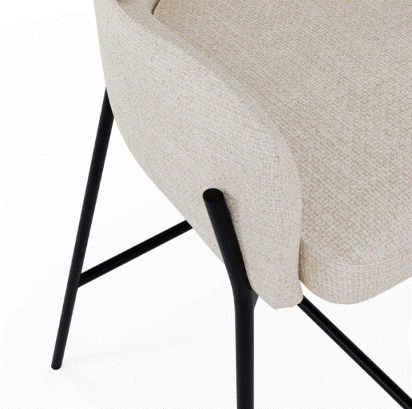 Taburete bajo ANDER beige