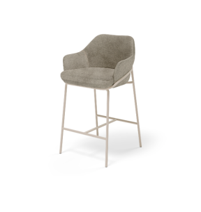 Taburete bajo THOMAS taupe