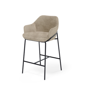 Taburete bajo THOMAS taupe