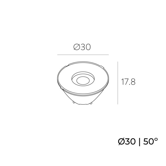 Ø64mm 50°