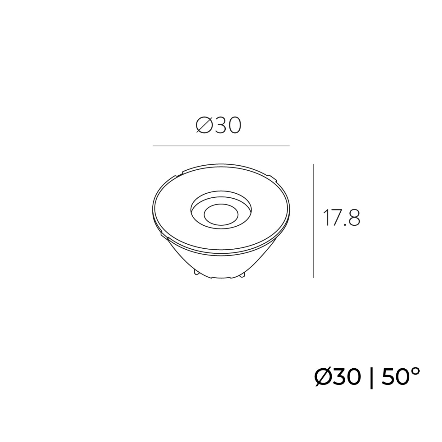 Ø64mm 50°