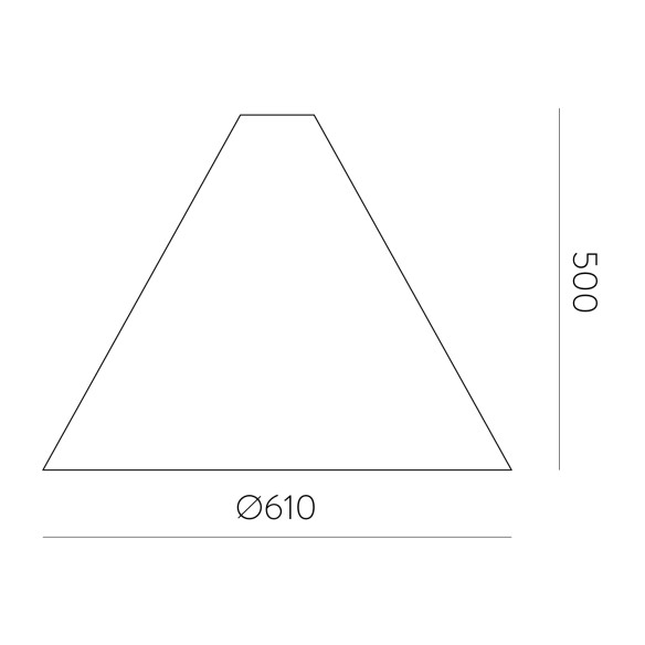Ø610x500mm