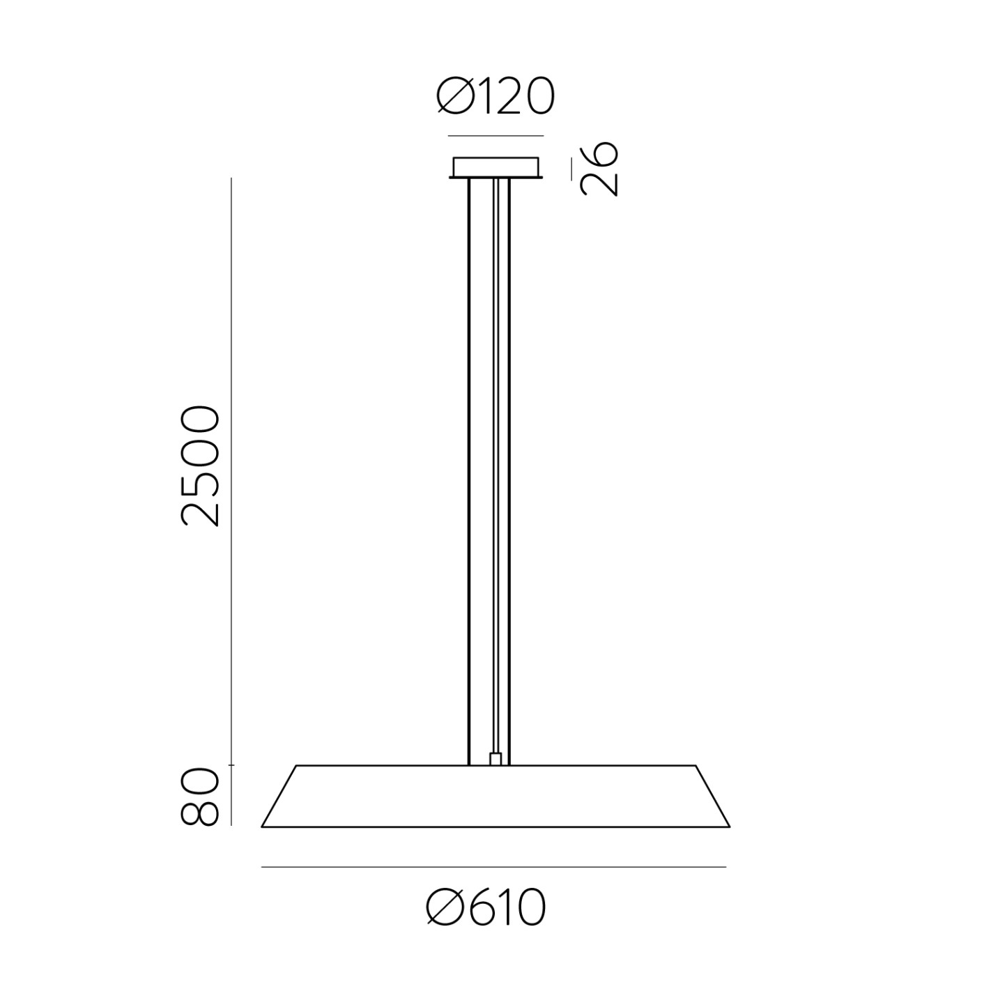 Ø610mm