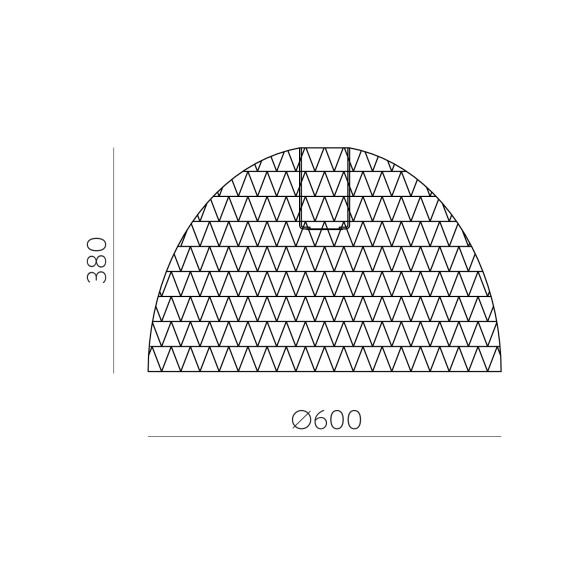 Ø600x380mm