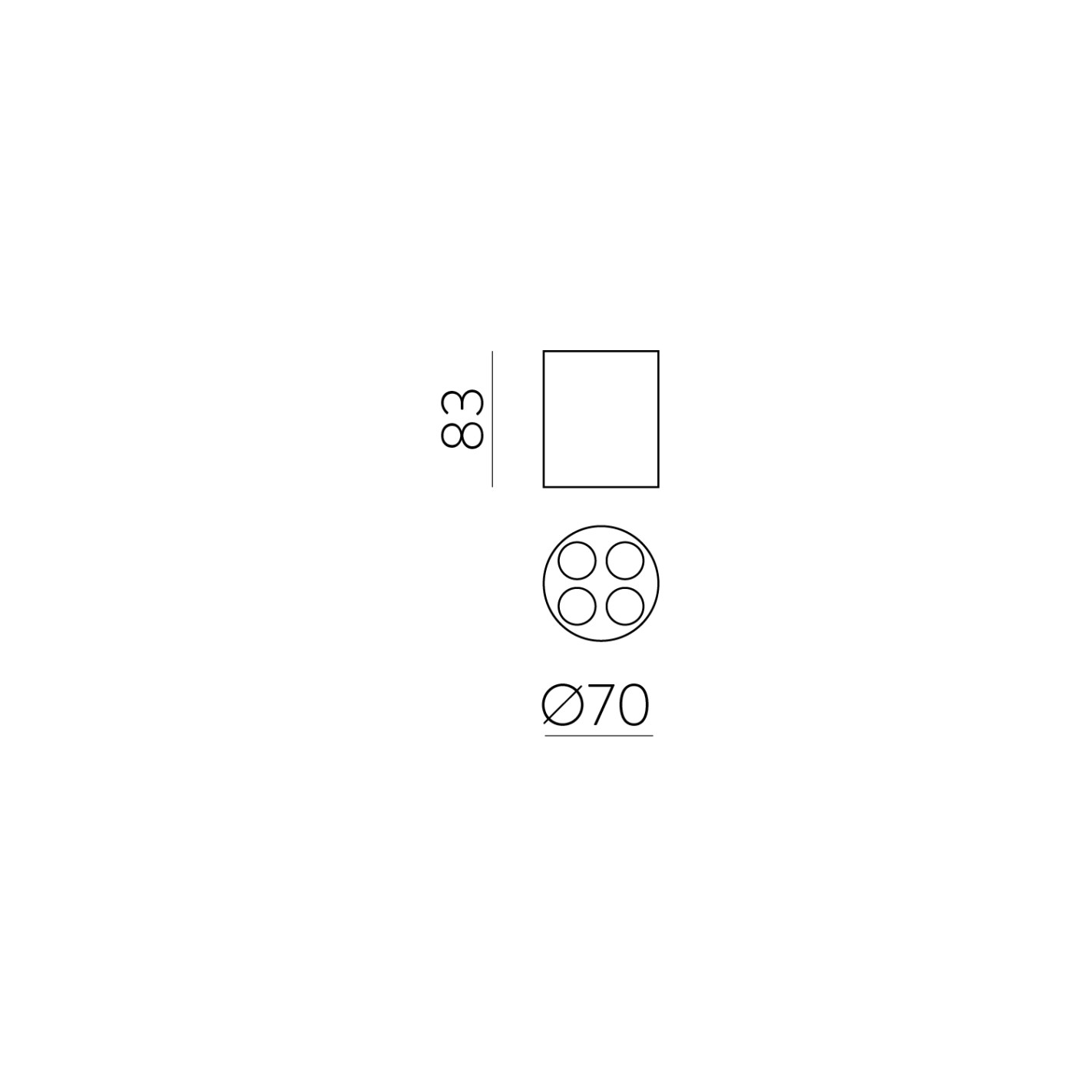 Ø70mm Circular