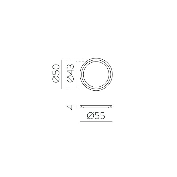 3771/5 Adaptador Ø55 mm