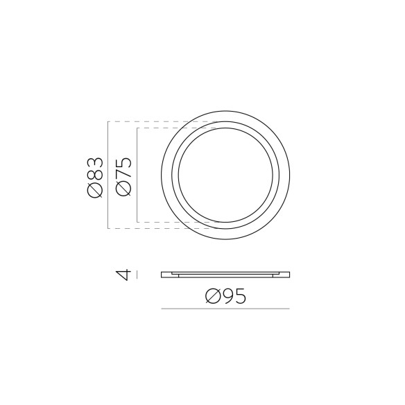 3771/8 Adaptador Ø95 mm