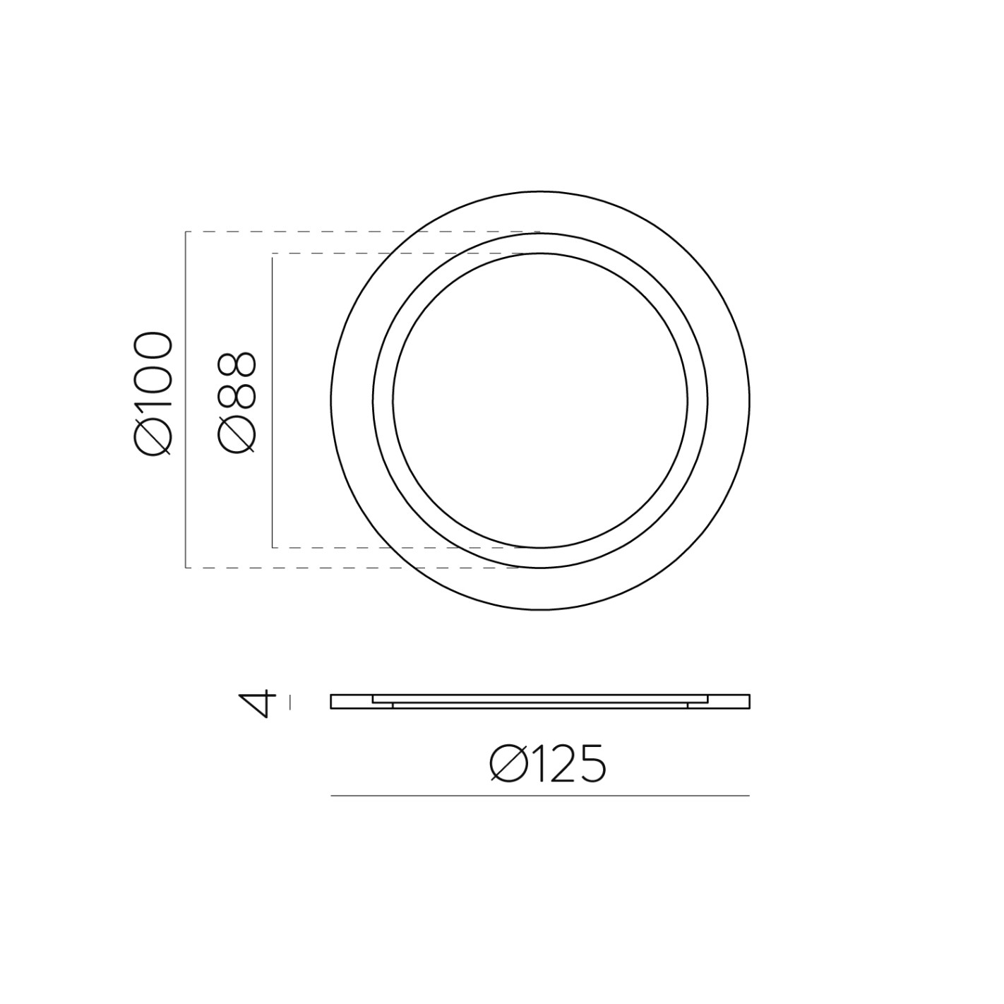 3771/10 Adaptador Ø125 mm