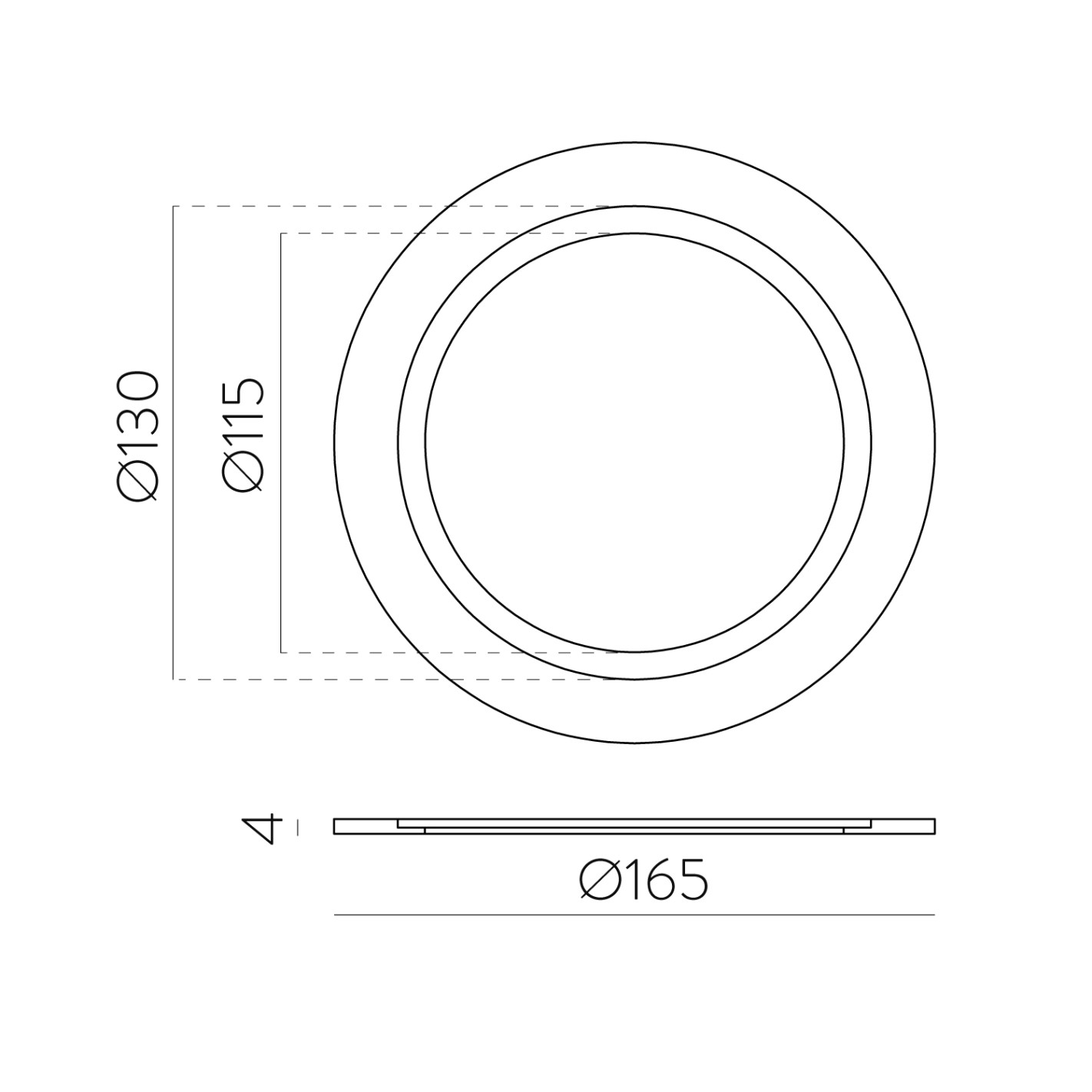 3771/13 Adaptador Ø165 mm
