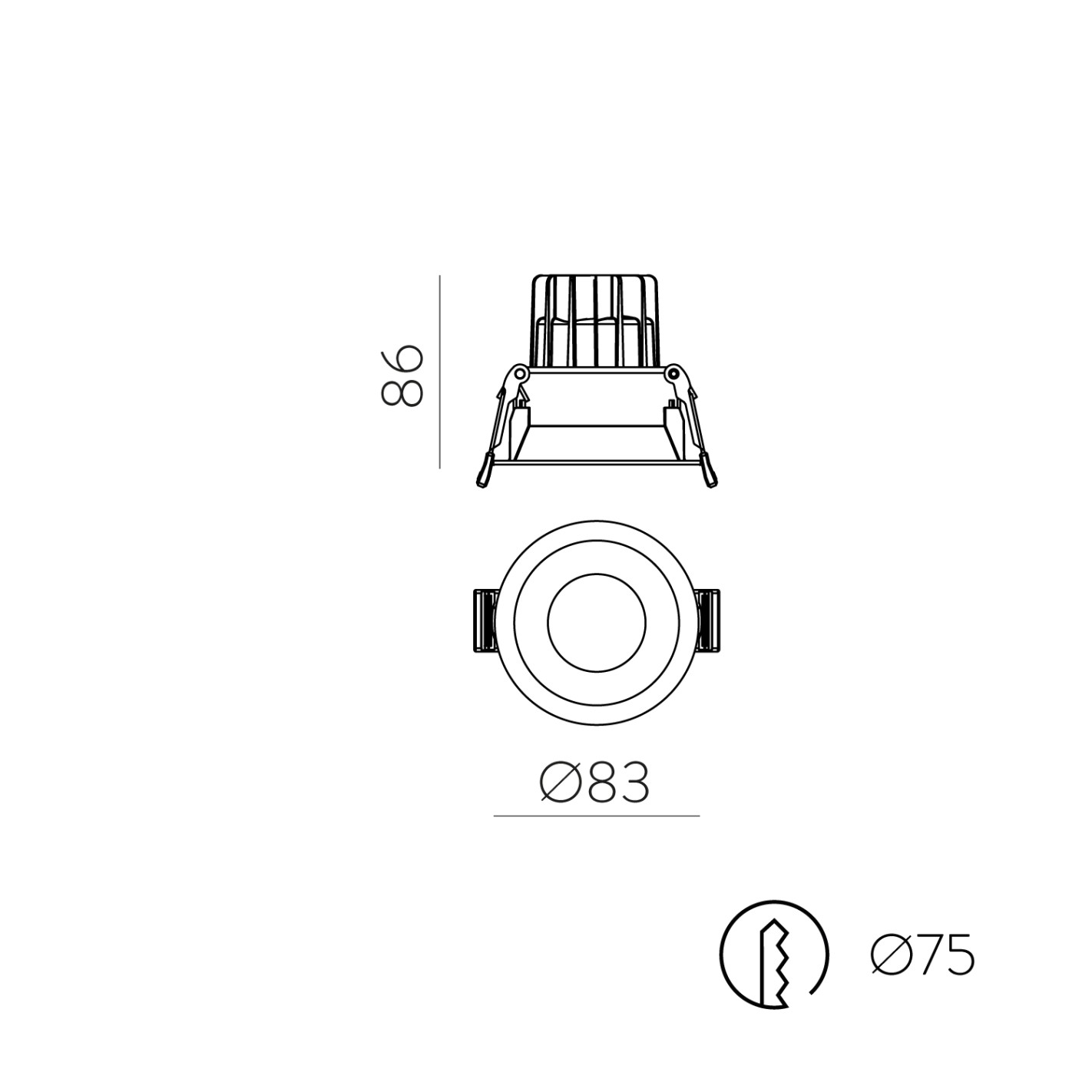 Ø83mm