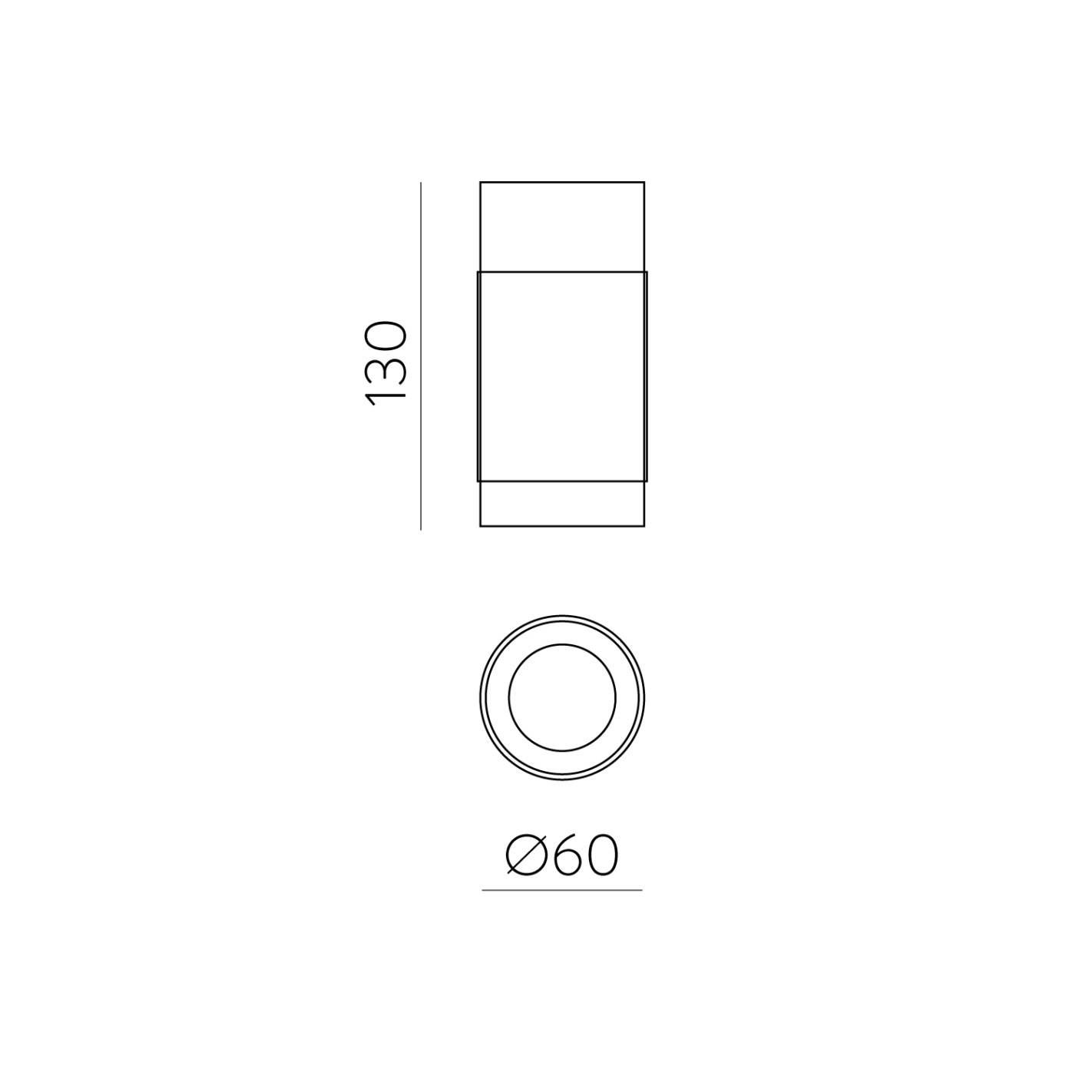 3989/60 Ø60x130mm