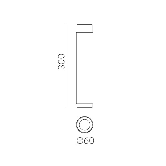 3989/60 Ø60x300mm