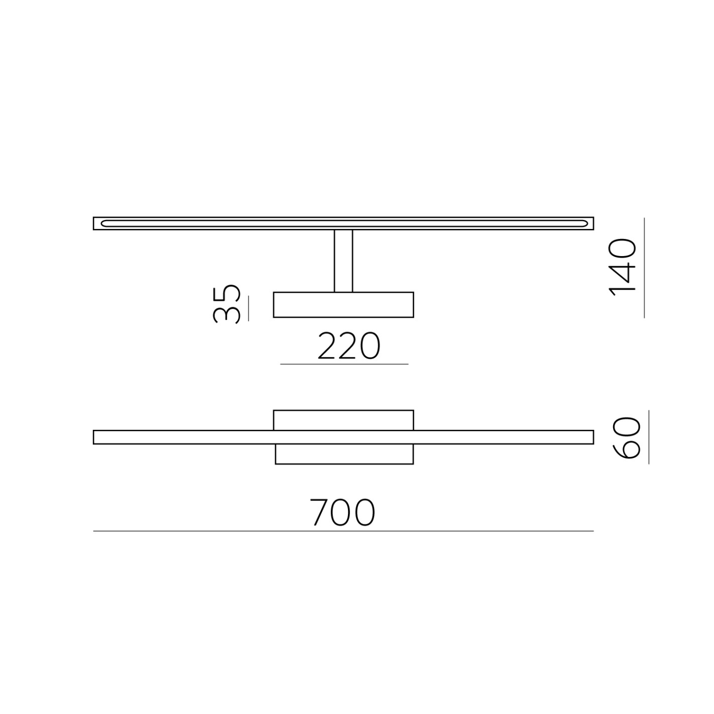 700mm
