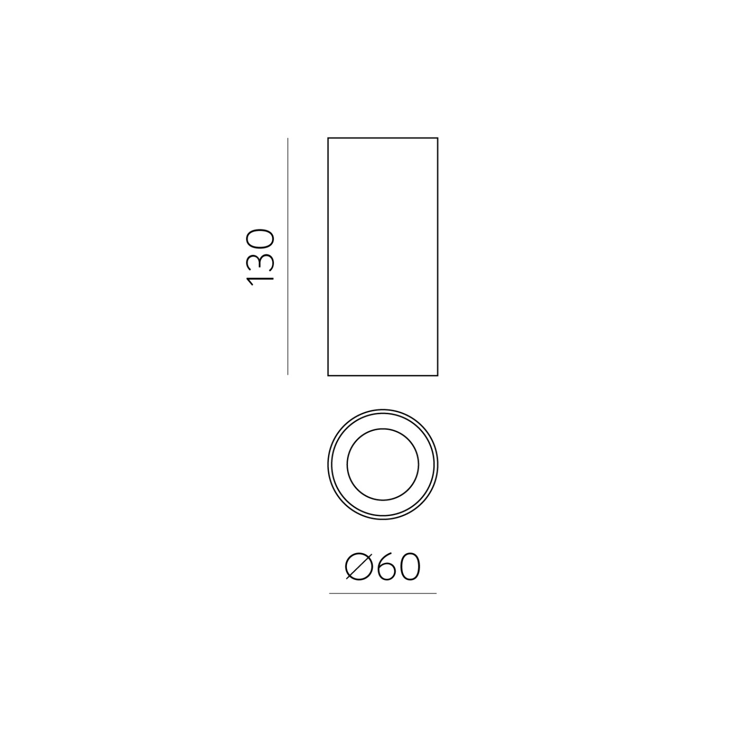 3986/60 Ø60x130 mm