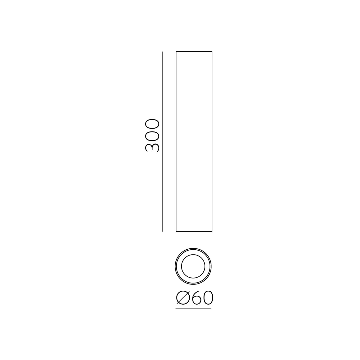 3986/60 Ø60x300mm