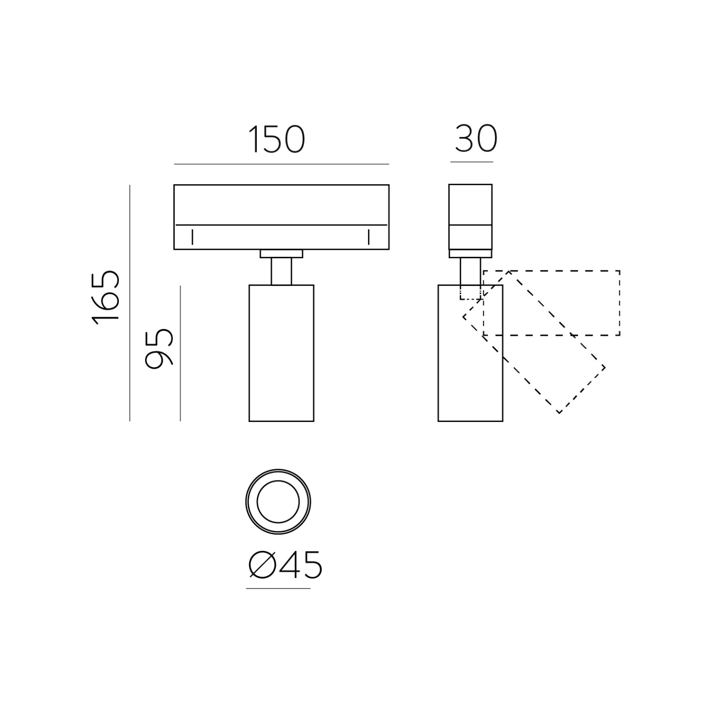 3986/4 Ø45x95mm