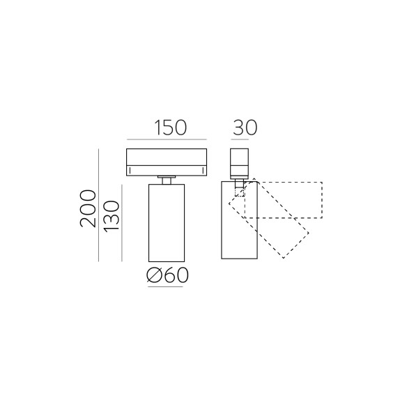 3986/6 Ø60x130mm