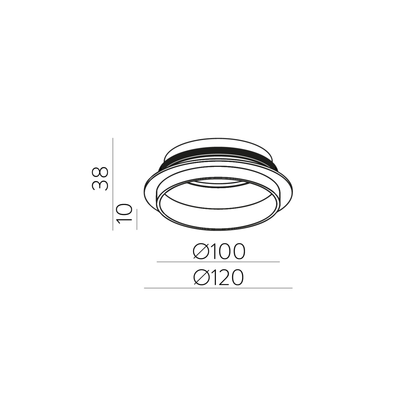 3986 Soporte Ø100 mm