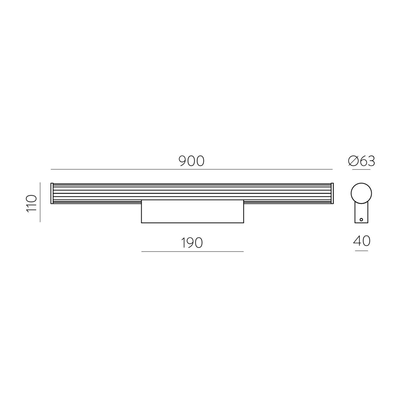 900mm