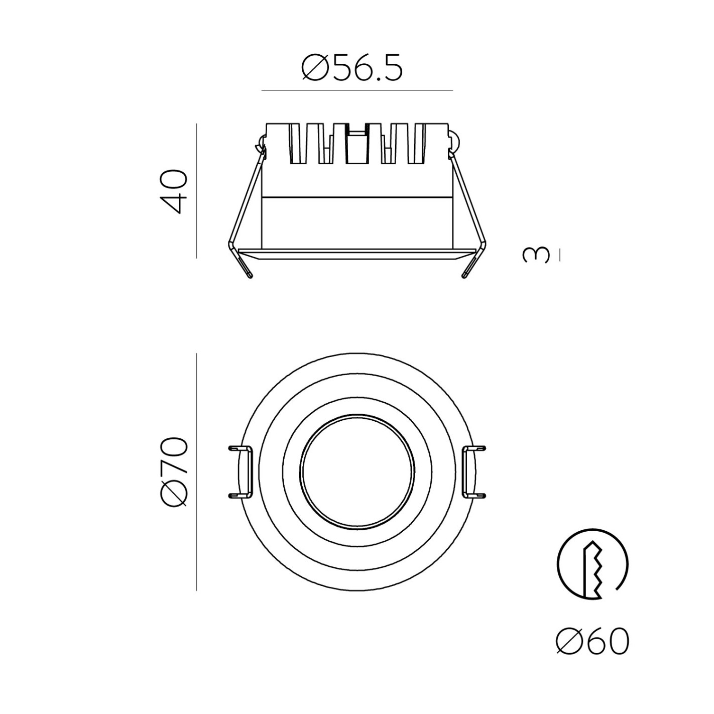 Ø70mm