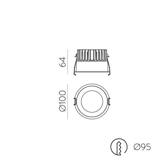 Ø100mm
