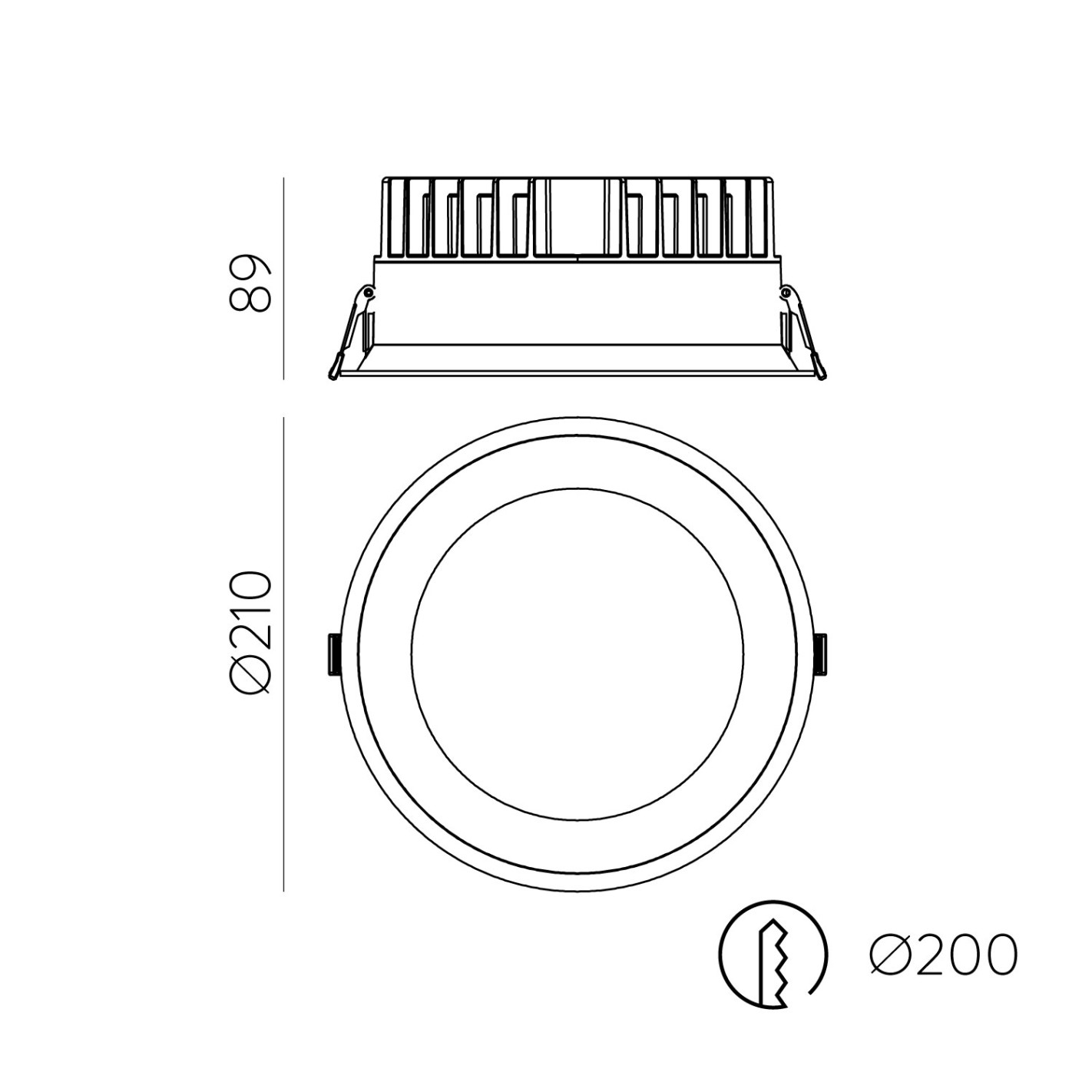 Ø210mm