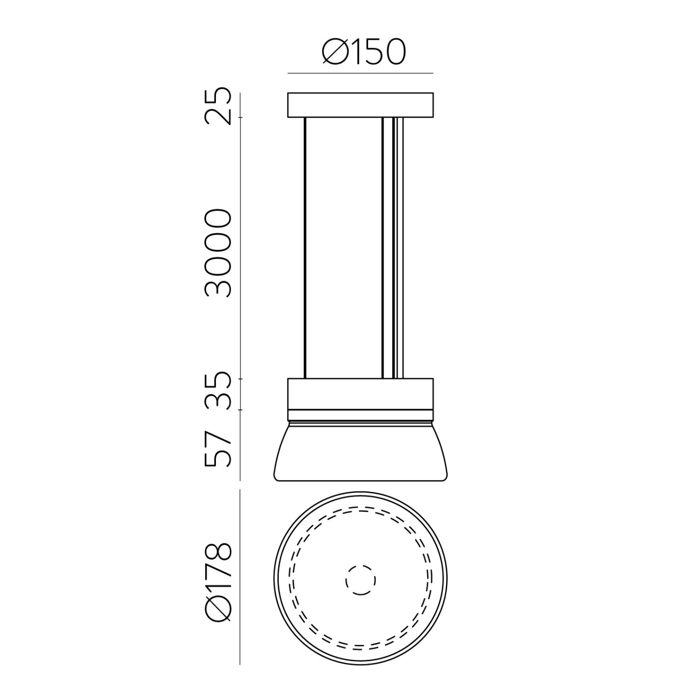 Ø150x35mm