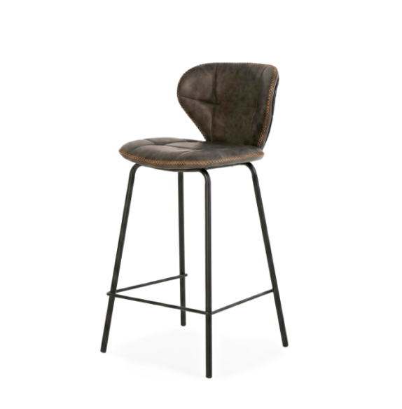 Taburete alto WILLIAM gris