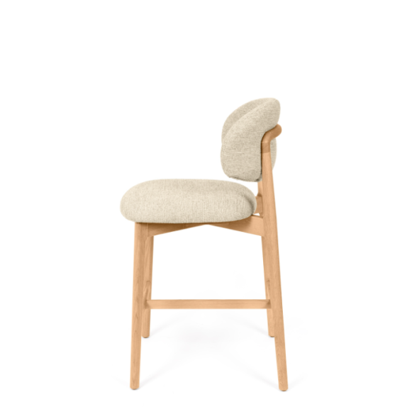 Taburete bajo RENZO beige