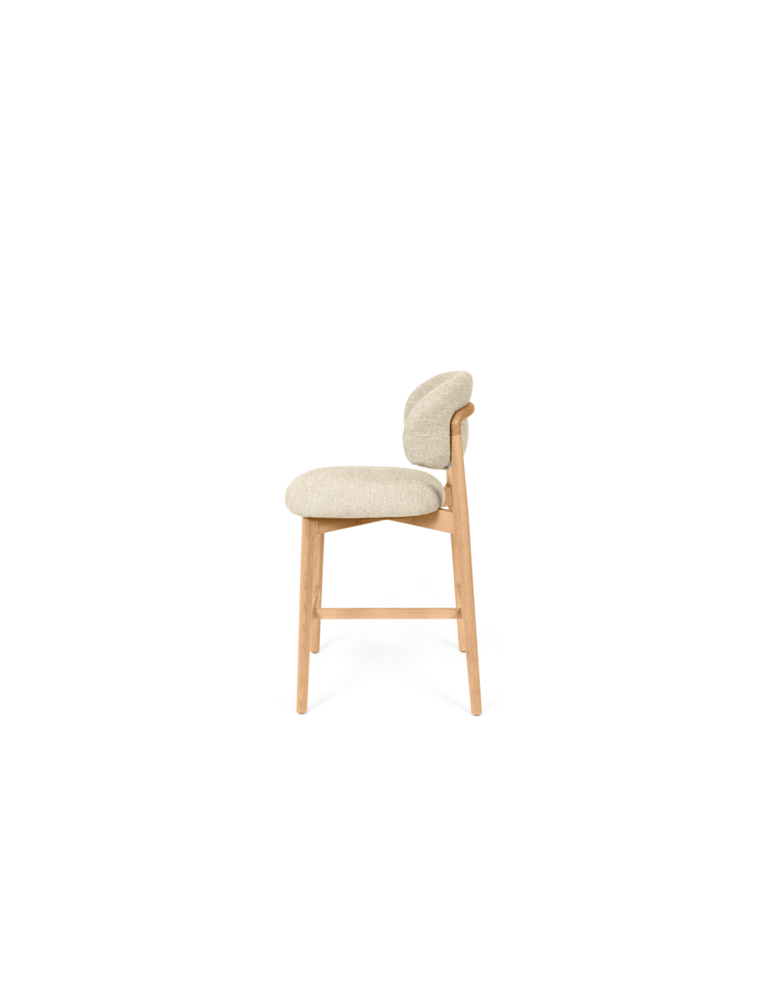 Taburete bajo RENZO beige