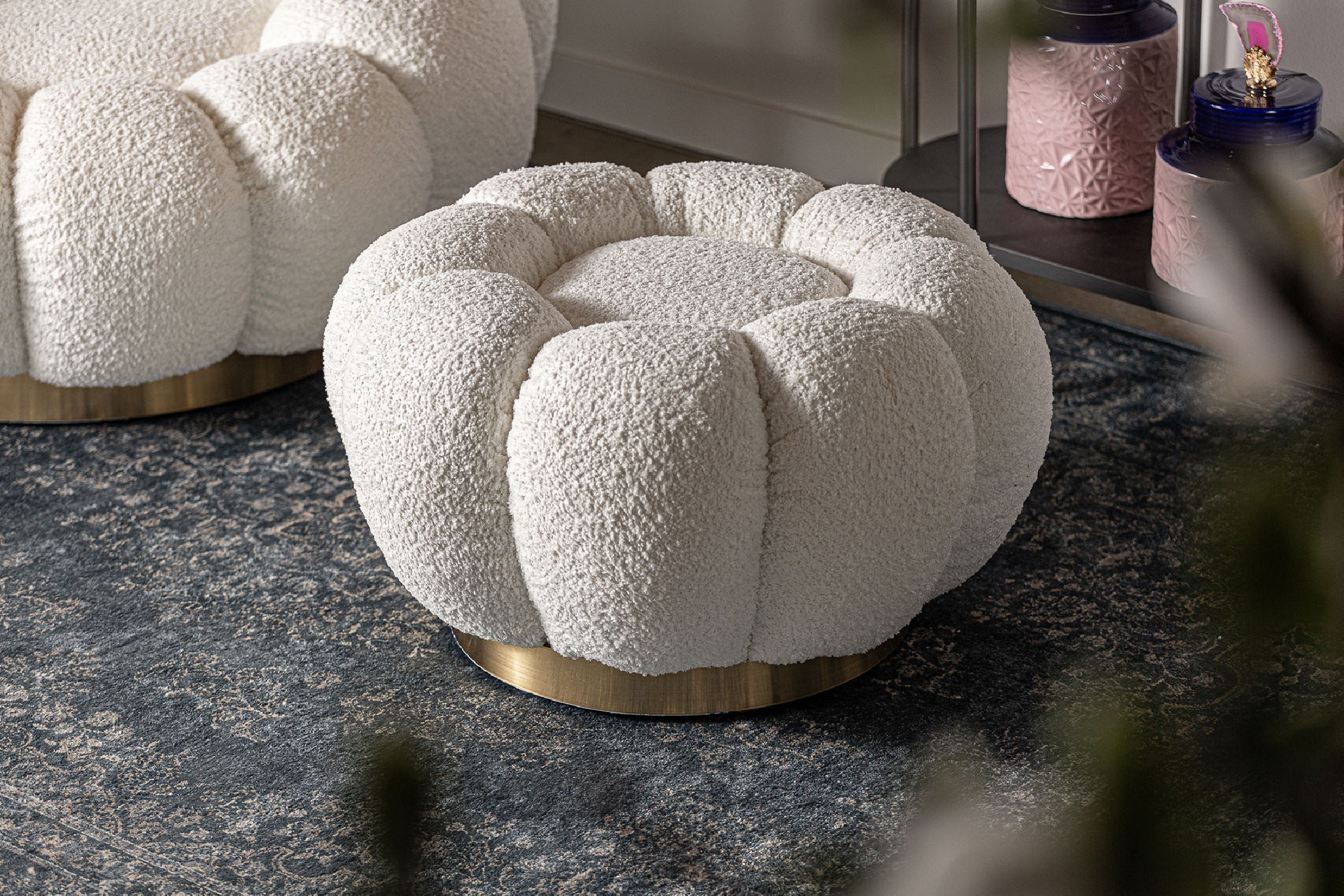 PUFF BOUCLÉ CREST