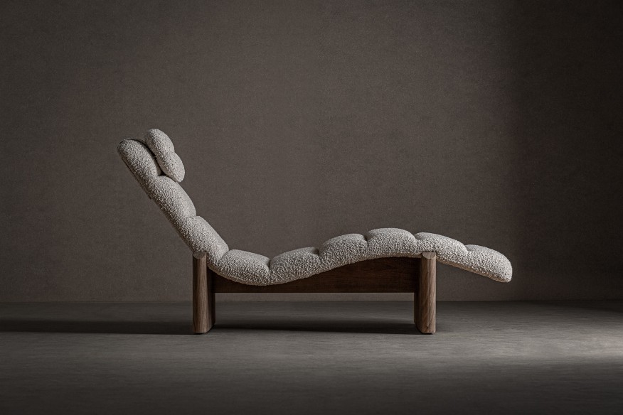 CHAISE LONGUE JACQUARD