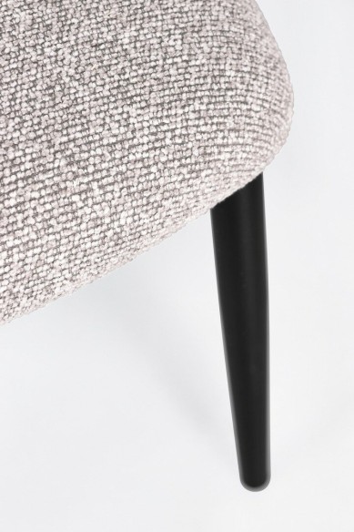 Silla Cassandra negro/gris