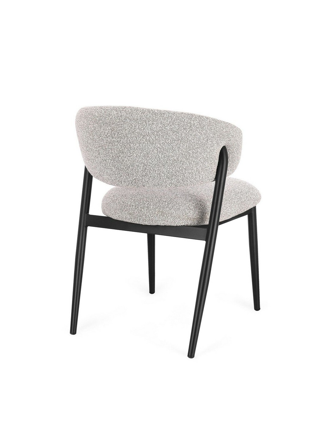 Silla Cassandra negro/gris