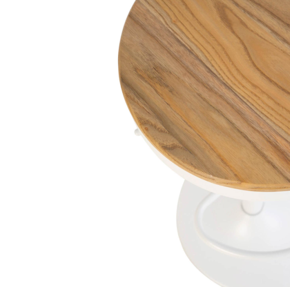 Taburete regulable Barret blanco