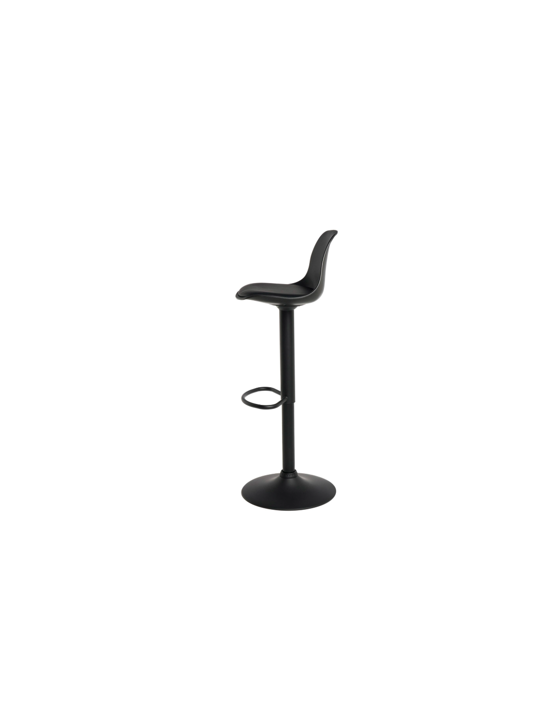 Taburete regulable Sadie negro