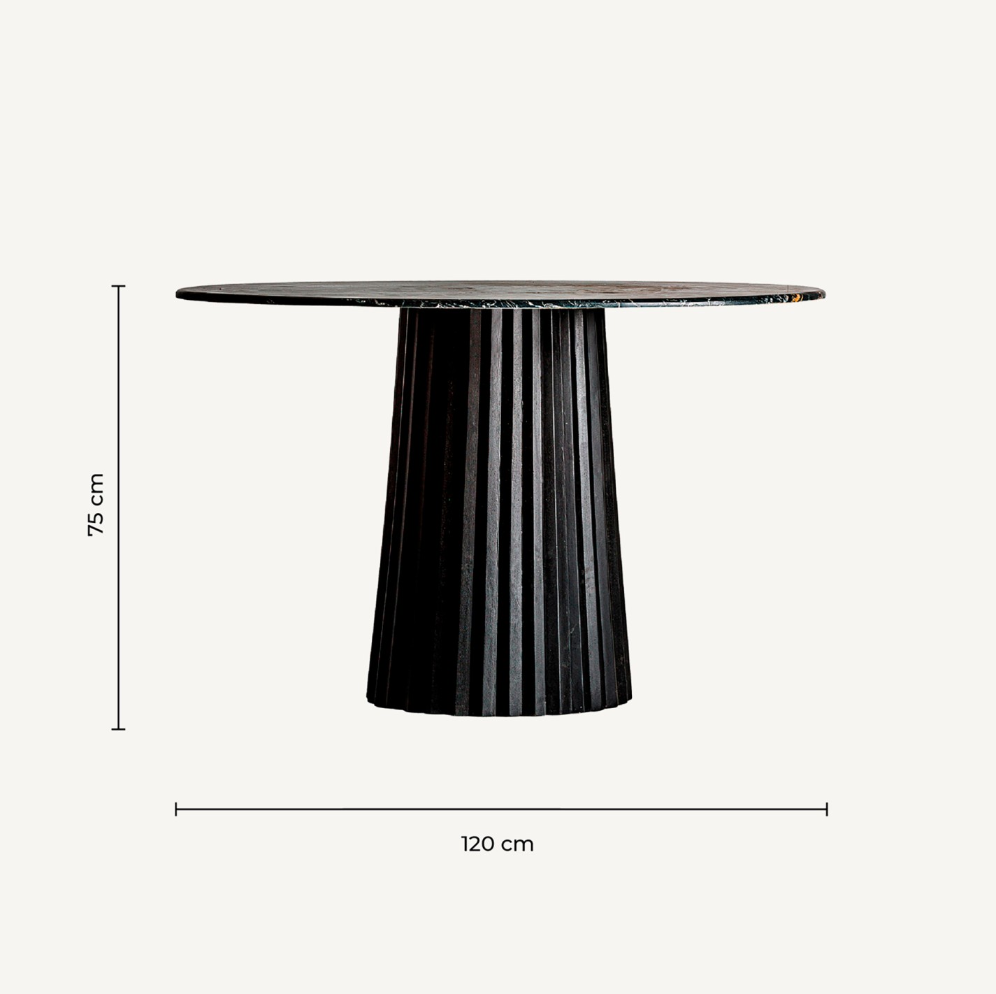 MESA COMEDOR PLISSÉ WOOD