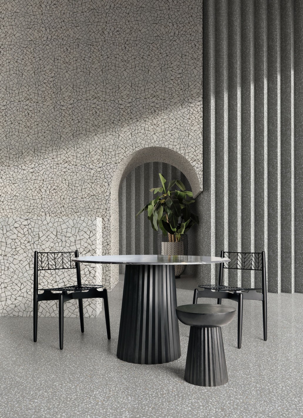 MESA COMEDOR PLISSÉ WOOD