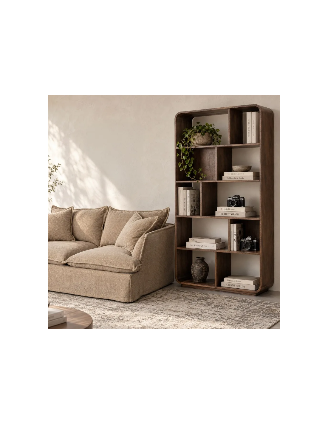 Estantería madera de mango