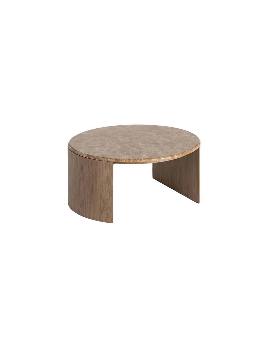 Mesa centro mármol-DM 80 X 80 X 36 CM