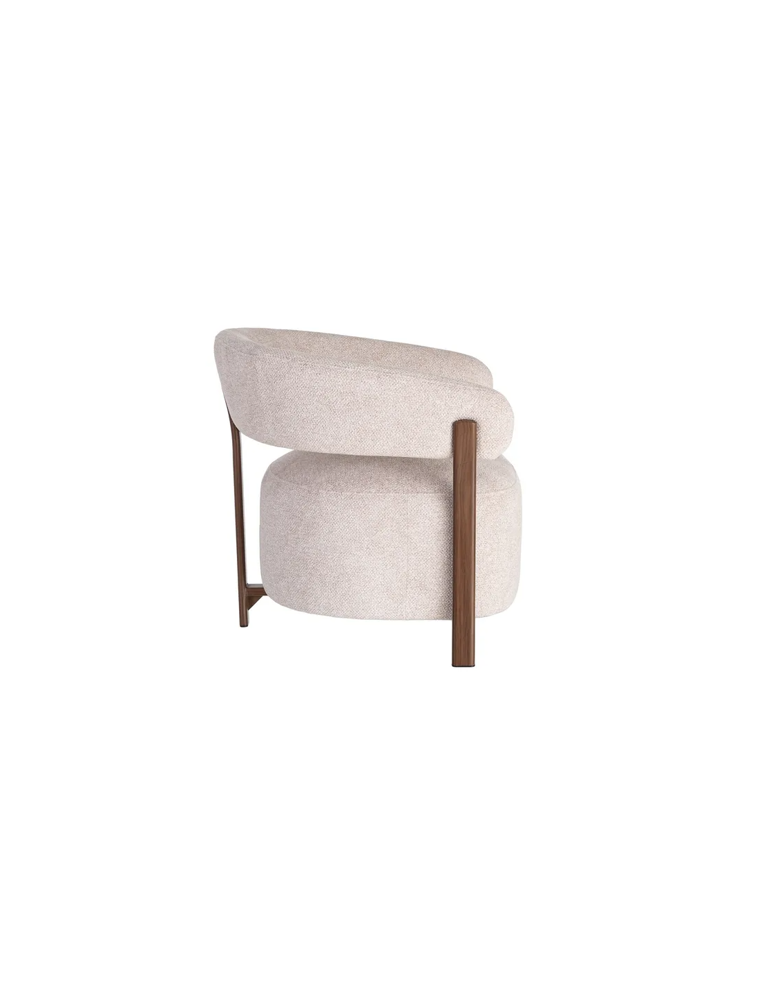 Sillón tapizado metal 77 X 71,50 X 70 CM