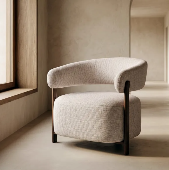 Sillón tapizado metal 77 X 71,50 X 70 CM