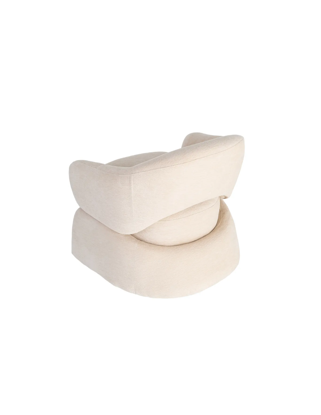 Sillón crema DM-Tejido salón 77 X 75 X 73,50 CM