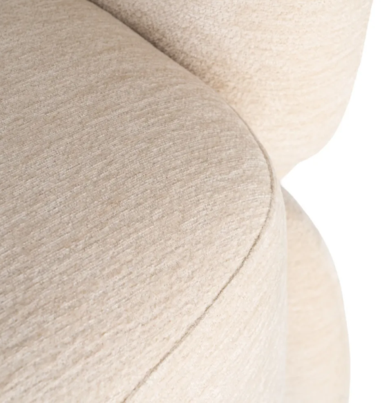 Sillón crema DM-Tejido salón 77 X 75 X 73,50 CM
