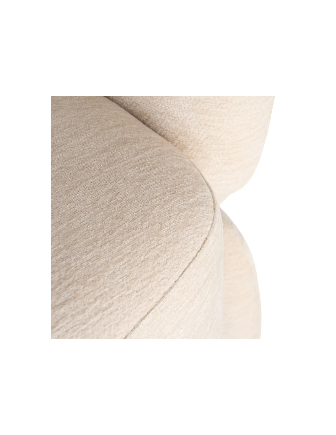 Sillón crema DM-Tejido salón 77 X 75 X 73,50 CM